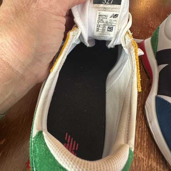 New Balance 327 Shoes Mens Size 7 Suede Running Athletic MS327PBA Sneakers - Picture 13 of 15